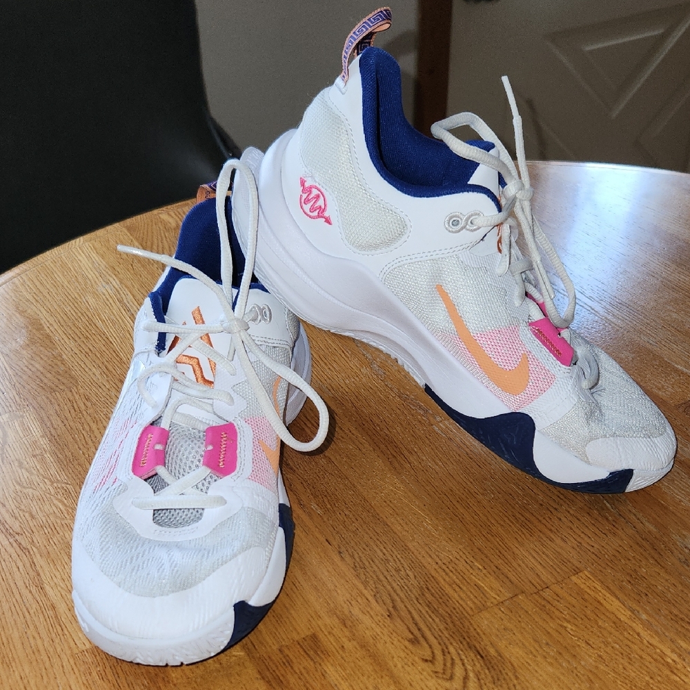 Nike Blue and White Sneakers